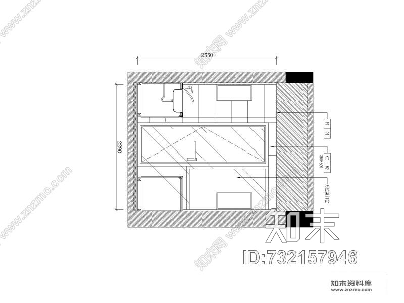 凌子达上海万科翡翠滨江310m2样板房丨效果图+CAD施工图+官方摄影施工图下载【ID:732157946】