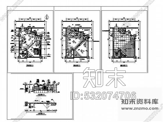 施工图时尚家居专卖店室内设计图cad施工图下载【ID:532074706】