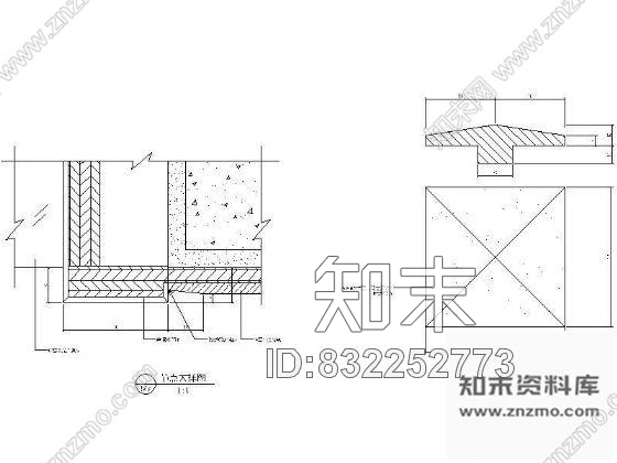 图块/节点酒店双人房酒柜详图cad施工图下载【ID:832252773】