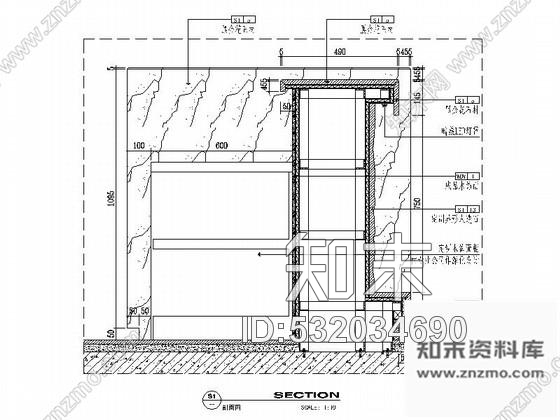 施工图江苏中外合资饭店大堂室内装修CAD施工图含效果cad施工图下载【ID:532034690】