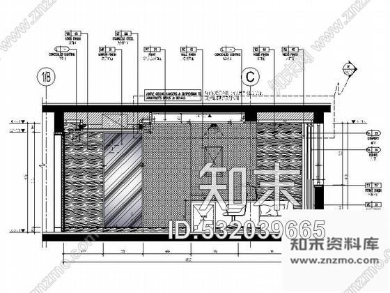 施工图福建四星级温泉酒店大床房室内装修施工图施工图下载【ID:532039665】