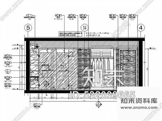 施工图福建四星级温泉酒店大床房室内装修施工图施工图下载【ID:532039665】