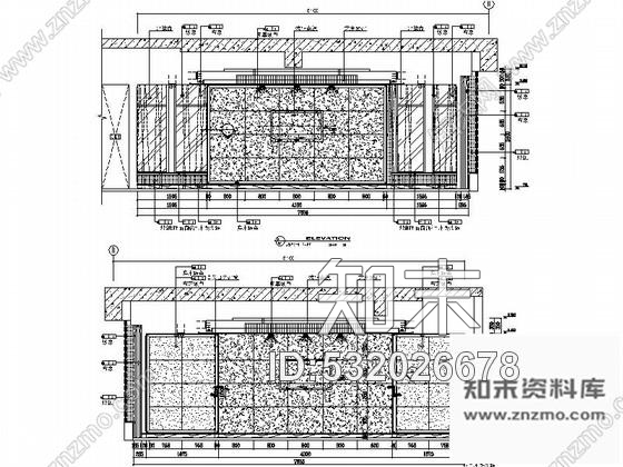 施工图江苏中台合资大饭店会议室装修设计施工图含效果cad施工图下载【ID:532026678】