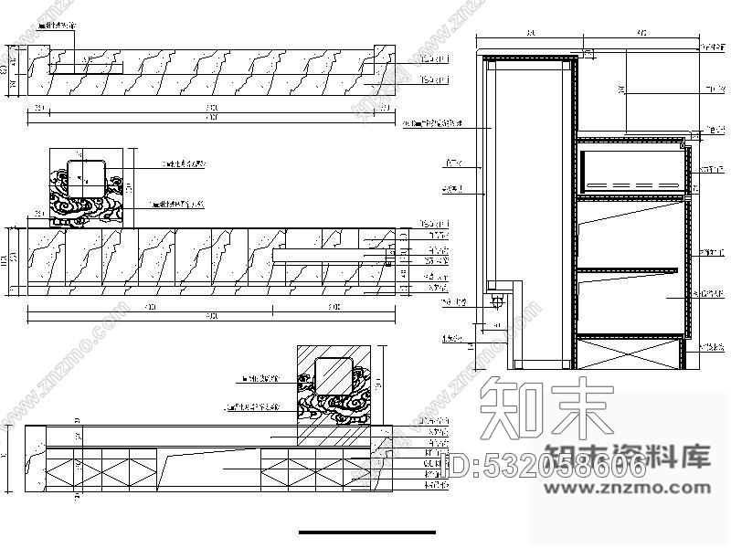 施工图陕西某酒店室内装修图cad施工图下载【ID:532058606】