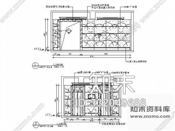 施工图8号电梯厅室内装修图施工图下载【ID:532049688】