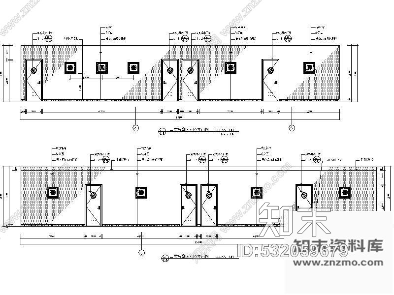 施工图某高档酒店装修图(含效果)cad施工图下载【ID:532059679】