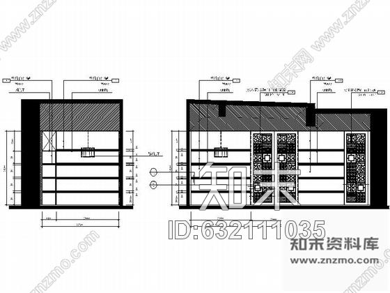 施工图广东奢华高级会所室内装修设计施工图含效果cad施工图下载【ID:632111035】