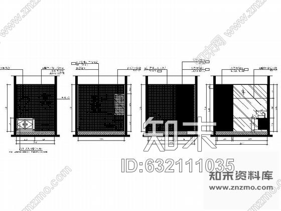 施工图广东奢华高级会所室内装修设计施工图含效果cad施工图下载【ID:632111035】