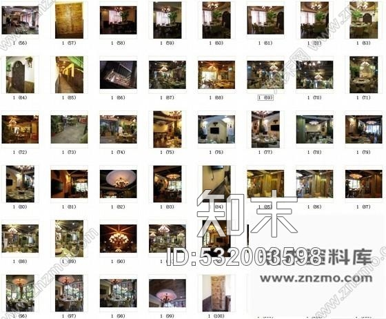 施工图广州粤式火锅主题餐厅装修图含实景cad施工图下载【ID:532003598】