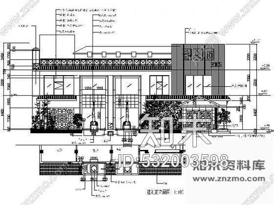 施工图广州粤式火锅主题餐厅装修图含实景cad施工图下载【ID:532003598】