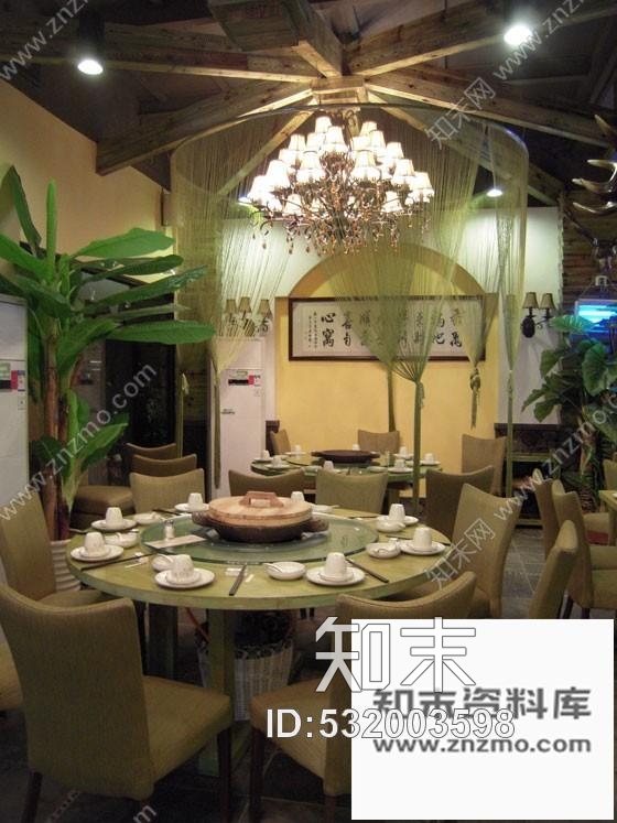 施工图广州粤式火锅主题餐厅装修图含实景cad施工图下载【ID:532003598】