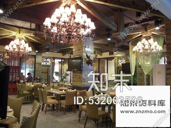 施工图广州粤式火锅主题餐厅装修图含实景cad施工图下载【ID:532003598】