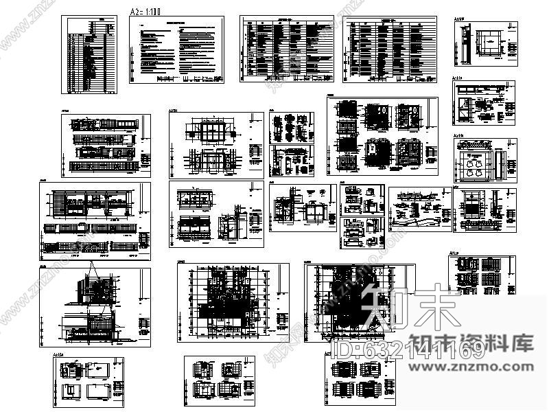 施工图上海某肝胆外科医院室内装修图cad施工图下载【ID:632141169】