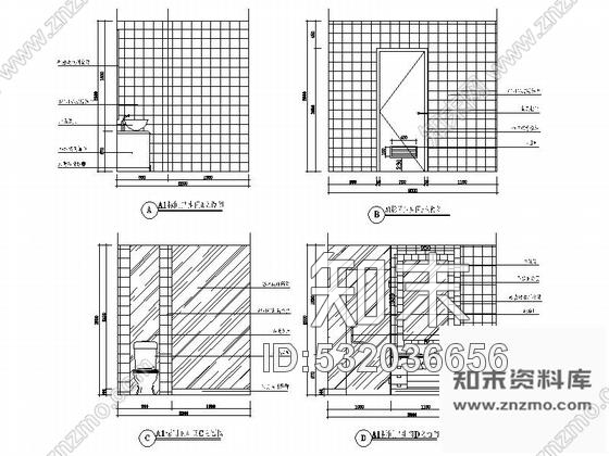 施工图河北某高档华丽酒店KTV室内设计CAD施工图cad施工图下载【ID:532036656】