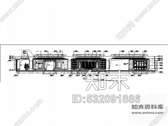 施工图重庆某国际酒店会议室及走道施工图cad施工图下载【ID:532091886】