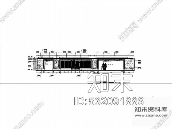 施工图重庆某国际酒店会议室及走道施工图cad施工图下载【ID:532091886】