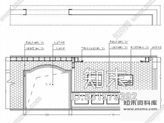 施工图豪华复古新中式风格别墅室内装修施工图含效果cad施工图下载【ID:531979392】