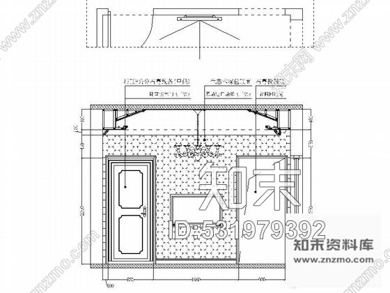 施工图豪华复古新中式风格别墅室内装修施工图含效果cad施工图下载【ID:531979392】