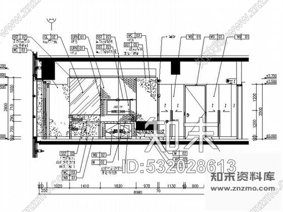 施工图河北某五星级豪华酒店无障碍房室内装修施工图cad施工图下载【ID:532028613】
