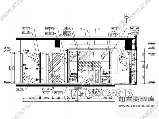 施工图河北某五星级豪华酒店无障碍房室内装修施工图cad施工图下载【ID:532028613】
