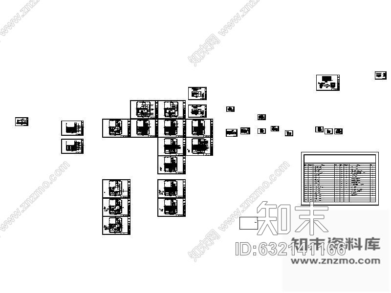 施工图无锡某疗养院住院部室内装修图cad施工图下载【ID:632141166】