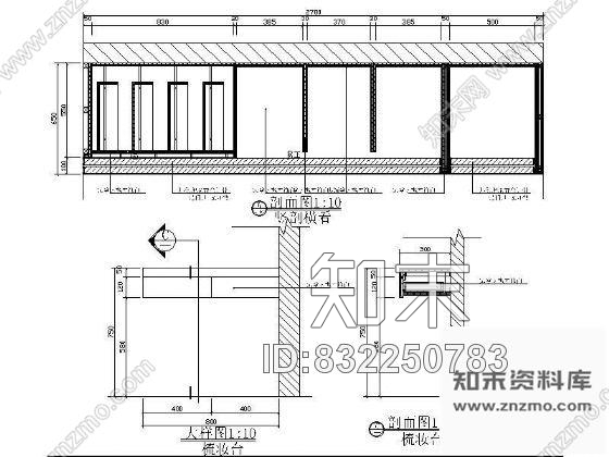 图块/节点小卧室装修详图cad施工图下载【ID:832250783】