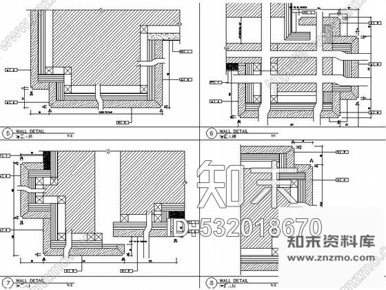 施工图杭州某主题连锁酒店商务中心内装修图cad施工图下载【ID:532018670】