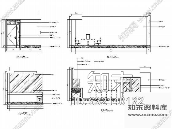 施工图湖北某专科医院二层室内装修施工图cad施工图下载【ID:632140132】