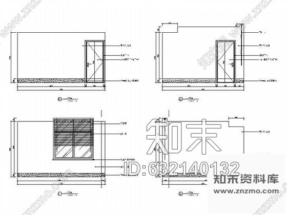 施工图湖北某专科医院二层室内装修施工图cad施工图下载【ID:632140132】