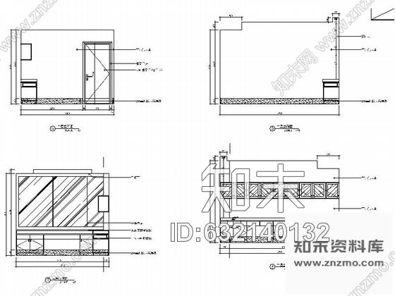 施工图湖北某专科医院二层室内装修施工图cad施工图下载【ID:632140132】