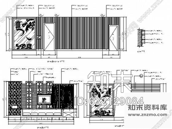 施工图夜总会B型小包间装修图cad施工图下载【ID:632129084】