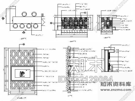 施工图夜总会B型小包间装修图cad施工图下载【ID:632129084】