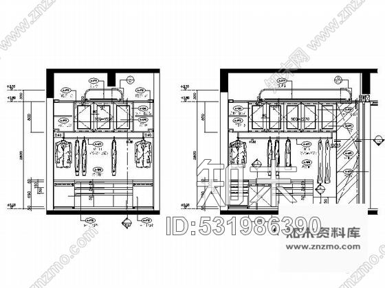 施工图广西豪华四层别墅样板间室内装修施工图cad施工图下载【ID:531986390】