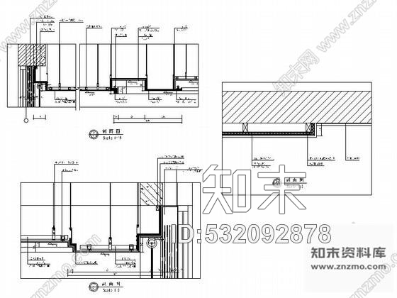 施工图某小会议室室内设计装修图cad施工图下载【ID:532092878】