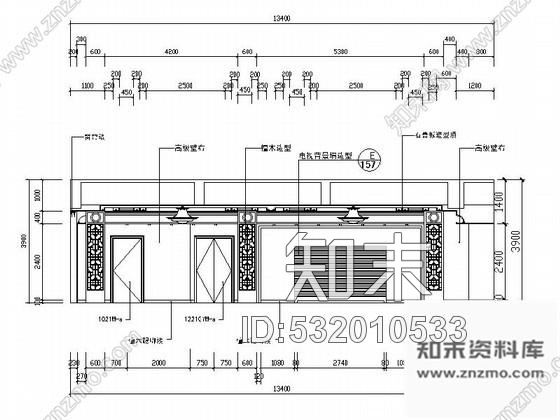 施工图某培训公司餐饮豪华包间装修图cad施工图下载【ID:532010533】