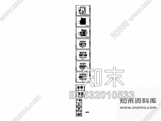 施工图某培训公司餐饮豪华包间装修图cad施工图下载【ID:532010533】
