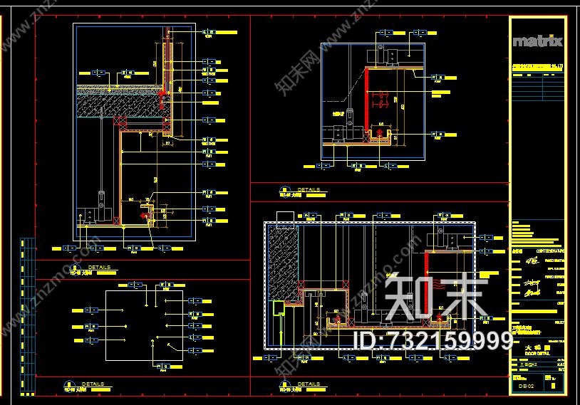 万科悦湾洋房复式cad施工图下载【ID:732159999】