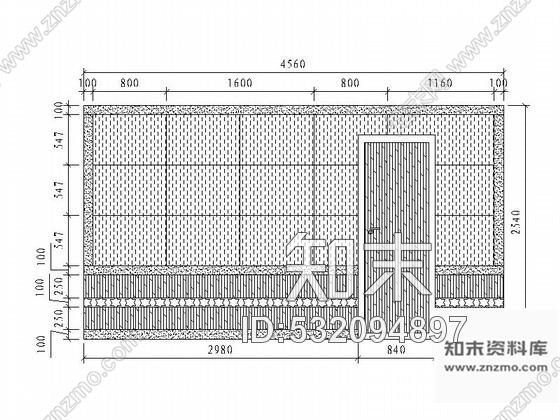 施工图30平方会议室装修图cad施工图下载【ID:532094897】