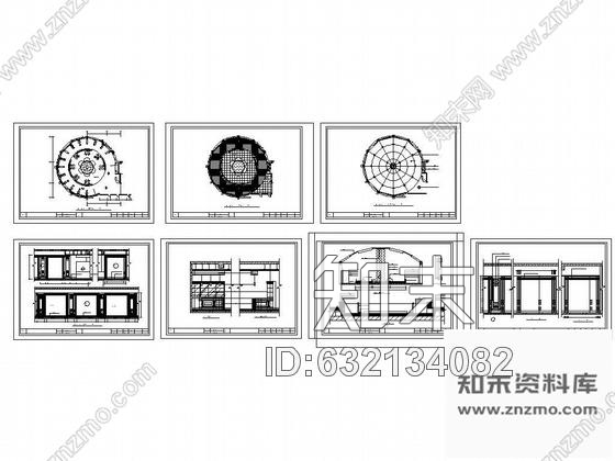 施工图生态健身大厅设计方案图cad施工图下载【ID:632134082】