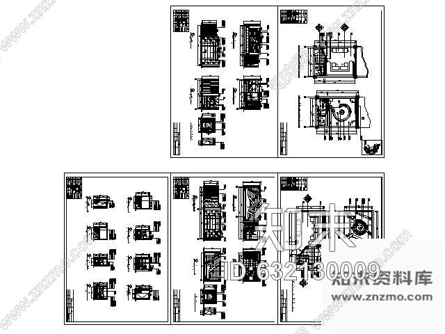 施工图KTV两套中包房装修图cad施工图下载【ID:632130009】