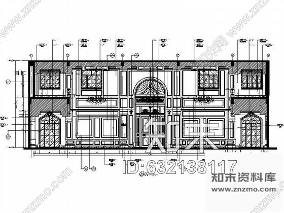 施工图广州奢华文化休闲中心B栋室内装修施工图含效果cad施工图下载【ID:632138117】