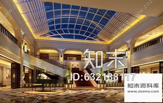 施工图广州奢华文化休闲中心B栋室内装修施工图含效果cad施工图下载【ID:632138117】