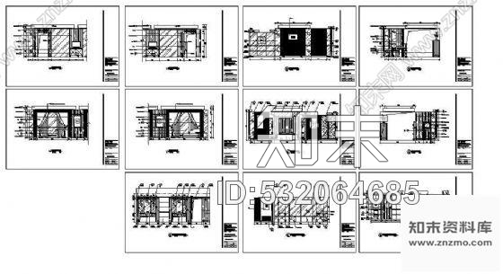 施工图某五星酒店大客房设计图cad施工图下载【ID:532064685】