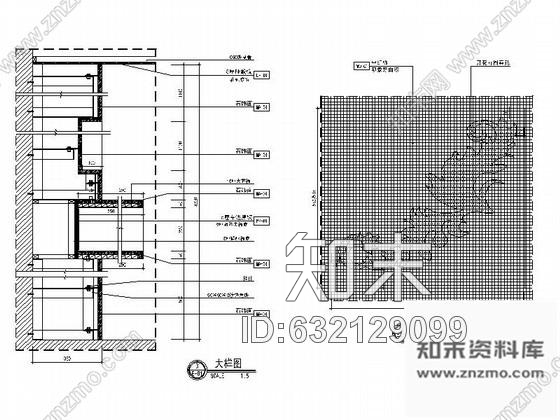 施工图天津某知名楼盘酒店KTV包房装修图cad施工图下载【ID:632129099】