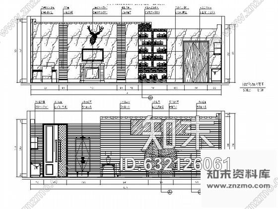 施工图北京量贩式奢华KTV包厢装修施工图cad施工图下载【ID:632126061】