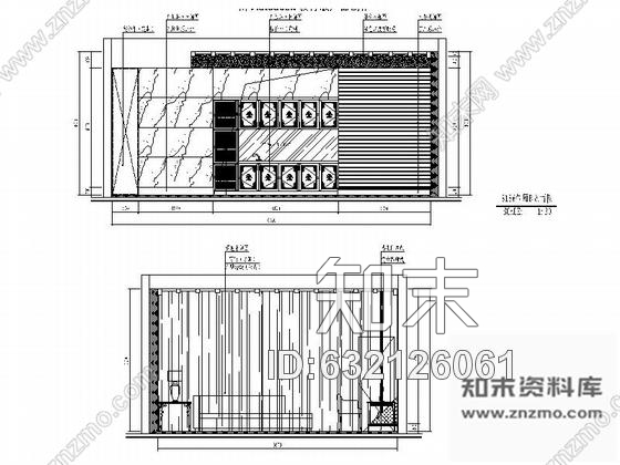 施工图北京量贩式奢华KTV包厢装修施工图cad施工图下载【ID:632126061】