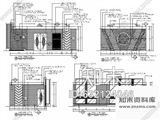 施工图北京KTV室内部分装修设计图含效果cad施工图下载【ID:632124046】