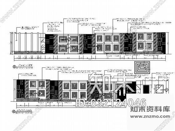 施工图北京KTV室内部分装修设计图含效果cad施工图下载【ID:632124046】