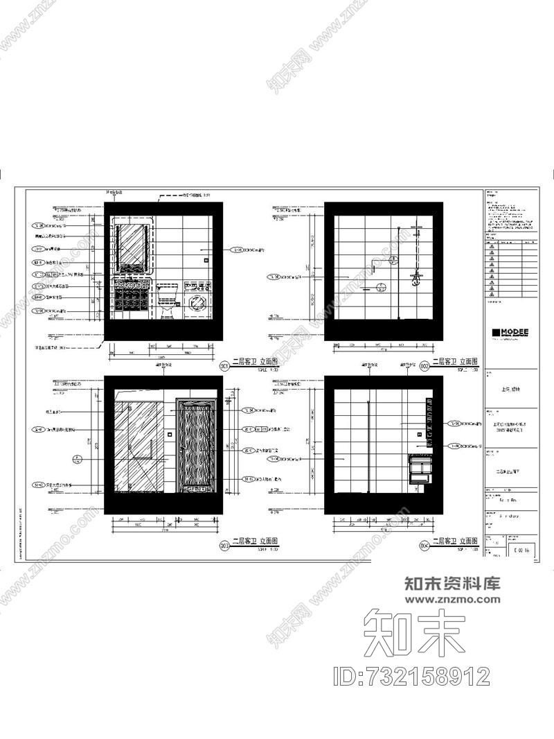 葛亚曦+牧笛上海绿地启东三期DS1户型样板间cad施工图下载【ID:732158912】