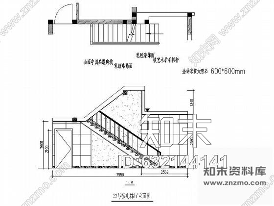 施工图住宅公寓公用电梯厅装修图施工图下载【ID:632144141】